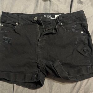 Time and Tru Women's Dark Denim Shorts